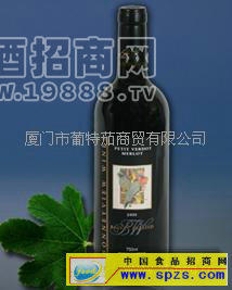 邦尼小維鐸西拉紅葡萄酒精選2001