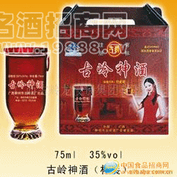 廠家保健酒古嶺神酒(75ml)（每件48杯）