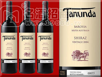 澳洲紅酒塔努達Tanunda2004_750ml