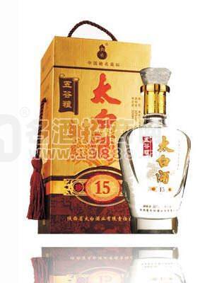 陜西太白酒、西安15年五谷糧太白酒