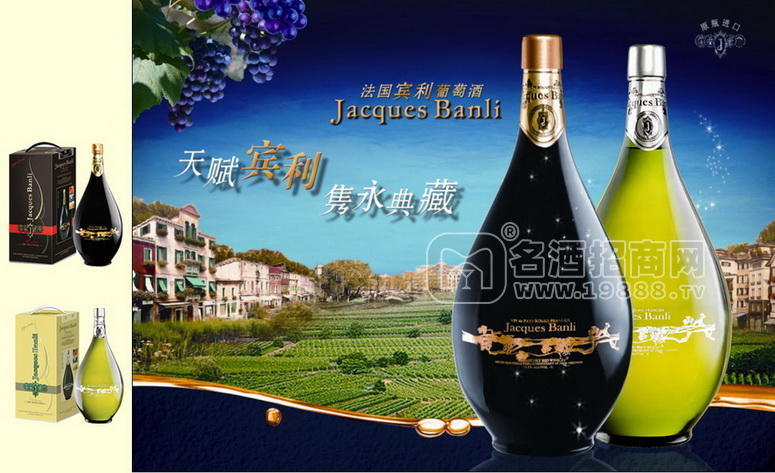 誠(chéng)招法國(guó)藝術(shù)瓶杰克?賓利干紅/干白葡萄酒代理商！