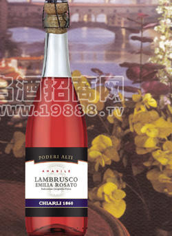 玫瑰紅藍沐斯甜紅葡萄汽酒