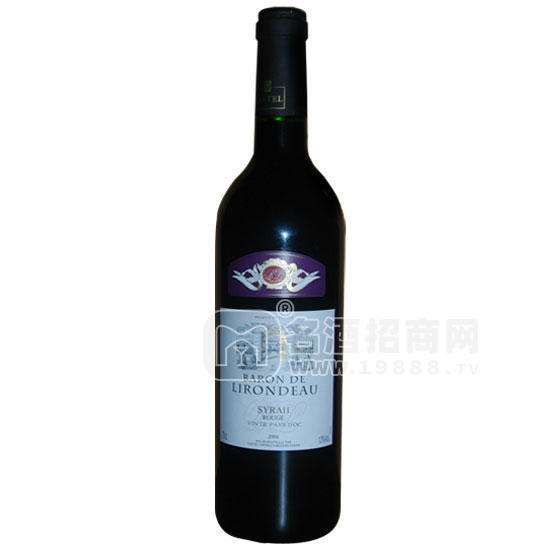 法國卡斯特利隆多男爵西拉高級干紅葡萄酒