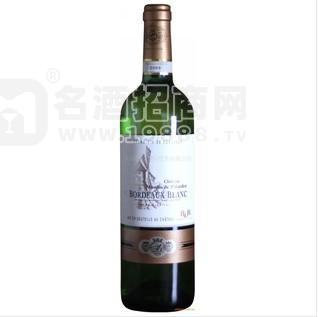 法國(guó)進(jìn)口葡萄酒 AOC 紅酒  木蘭莊園干白葡萄酒