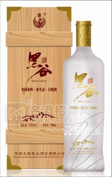 朱鹮黑米酒，黑谷酒