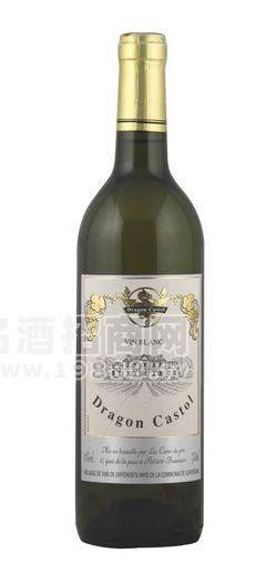 正宗原裝進(jìn)口紅酒企業(yè)年會(huì)接待用酒婚慶酒水禮品團(tuán)購?fù)扑]龍堡半干白葡萄酒