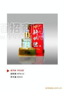 中、高檔白酒、濃香型系列白酒；新懷德8年老窖