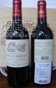 正宗法國波爾多原裝進口AOC級企業(yè)年會聚會婚慶酒水禮品品牌團購梵卡尼古堡干紅葡萄酒