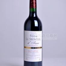 【重慶紅酒加盟莫泰阿薩克城堡干紅葡萄酒】