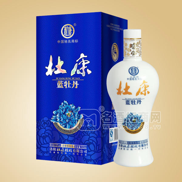 杜康藍(lán)牡丹500ml