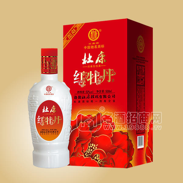 杜康紅牡丹花冠500ml