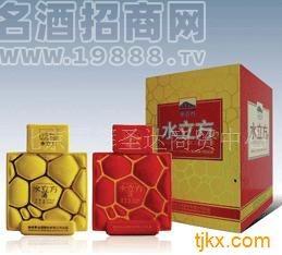 廠家直銷(xiāo)水立方禮盒酒