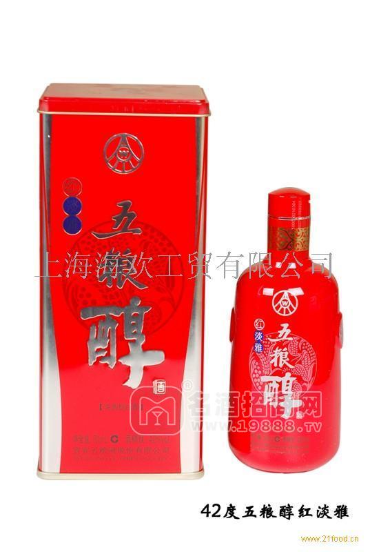 42°五糧醇紅淡雅