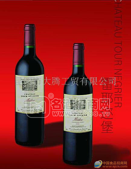 法國原裝進(jìn)口雷耶邇堡紅酒2001（CHATEAU TOUR NEGRIER）