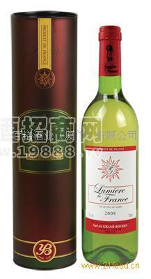法國之光·紅標(biāo)干白法國進口葡萄酒