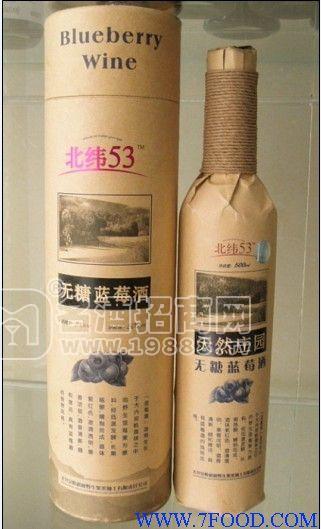 大興安嶺5度無(wú)糖藍(lán)莓酒