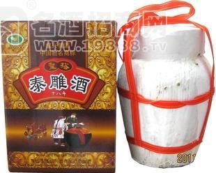 紹興黃酒 圣塔十八年泰雕酒 太雕口味 5kg 壇裝 半甜