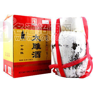 紹興黃酒 咸亨酒店 十年太雕酒 5KG 壇裝