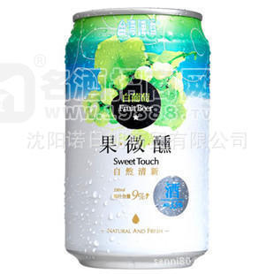 臺灣原裝進口 果味啤酒 臺灣啤酒果維醺白葡萄啤酒330ml*24罐/箱