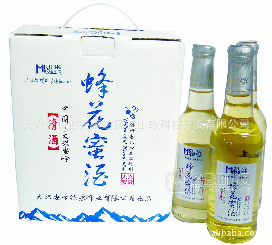 蜂花清酒 純天然大興安嶺野生花粉、蜂蜜發(fā)酵制作