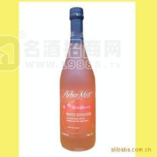 水果酒批發(fā) 廣州洋酒批發(fā) 美國著名水果味紅酒綠霧草莓紅酒