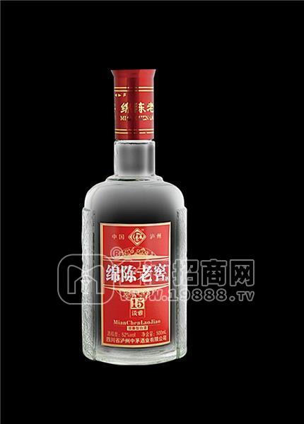 綿陳老窖15年淡雅500ml52°