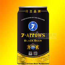 七箭啤酒黑啤330ml