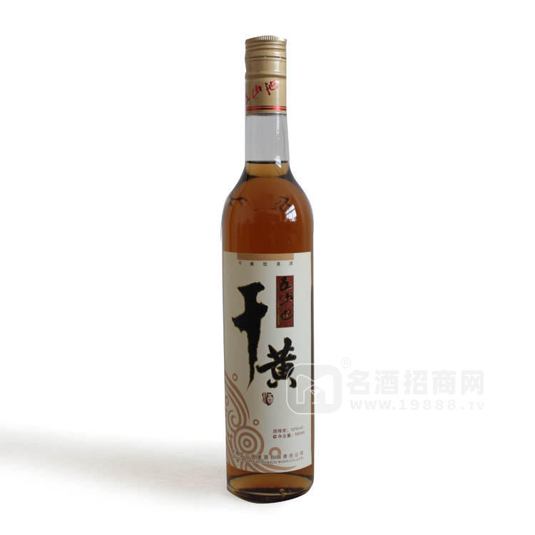 甘肅五山池黃酒 干黃酒560ml