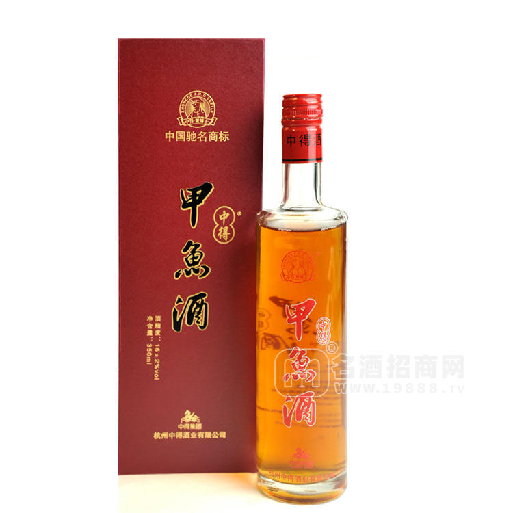 中得精品甲魚(yú)酒350ml