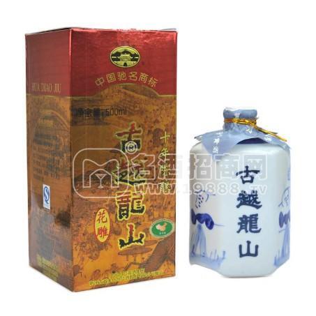 15°古越龍山紙盒十年500ml