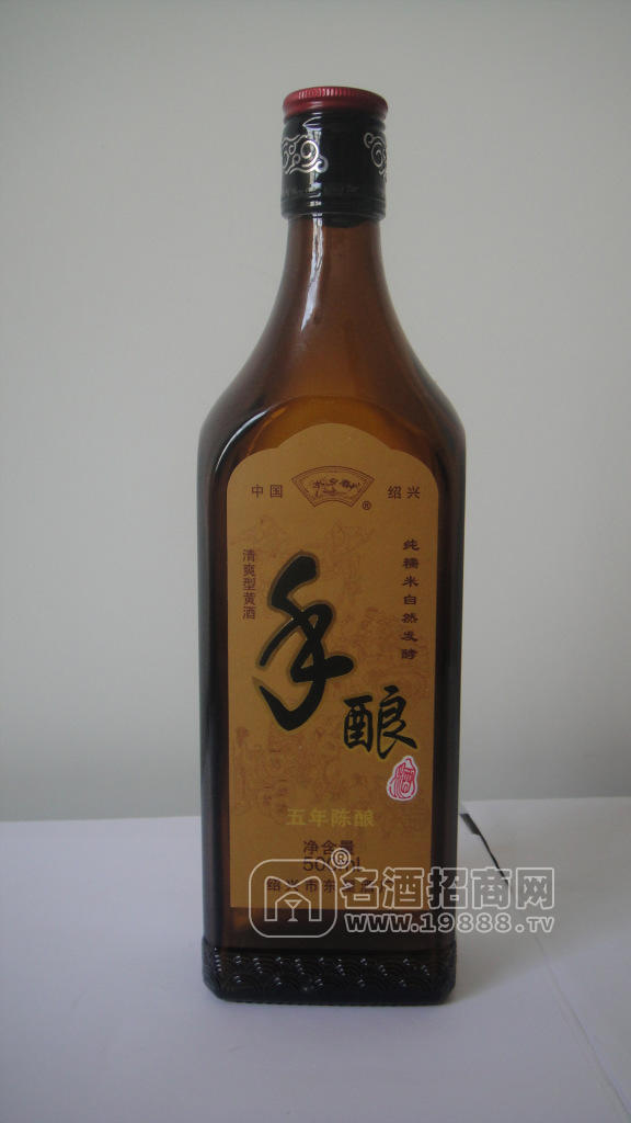 特產(chǎn) 紹興黃酒水鄉(xiāng)春 五年陳 手釀酒 500ml