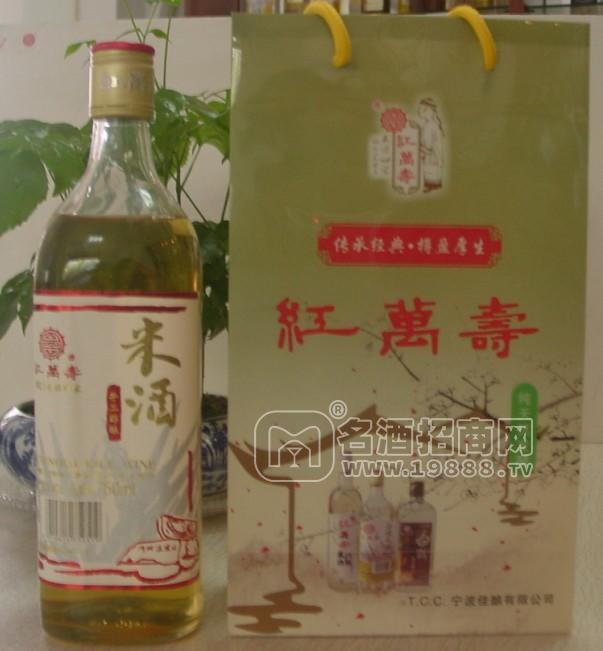 手工純釀米酒世家紅萬(wàn)壽米酒