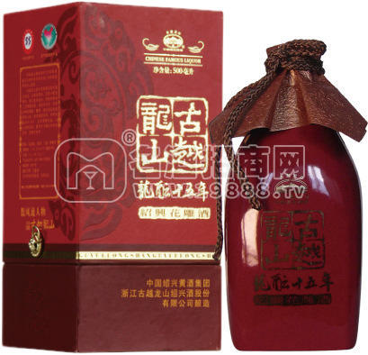 古越龍山龍醞十五年500ml