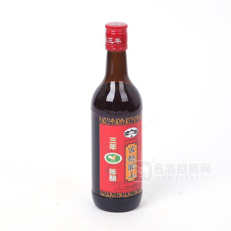 古越龍山三年陳釀紹興花雕酒500ml*12瓶