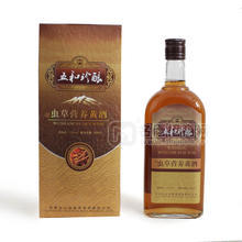 甘肅五山池黃酒 五合珍釀北蟲(chóng)草黃酒500ml 養(yǎng)生保健