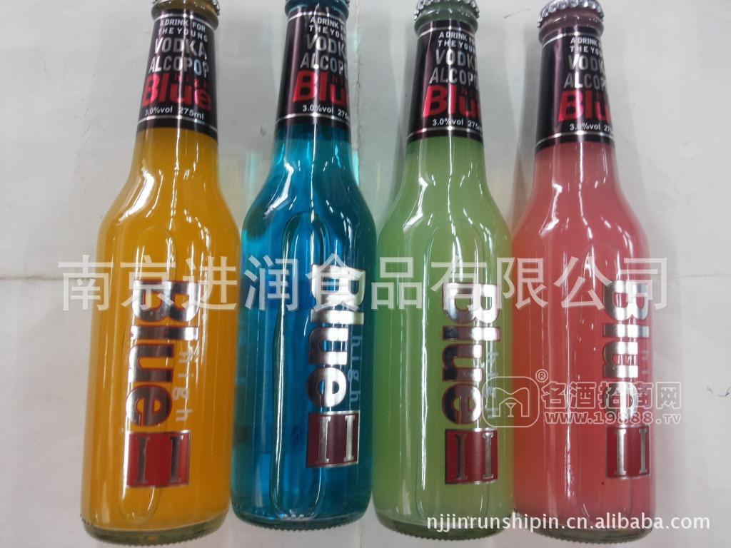 藍精伶 蘇打酒朗姆預(yù)調(diào)酒 汽酒飲料 青檸/什果/橙味/蜜桃