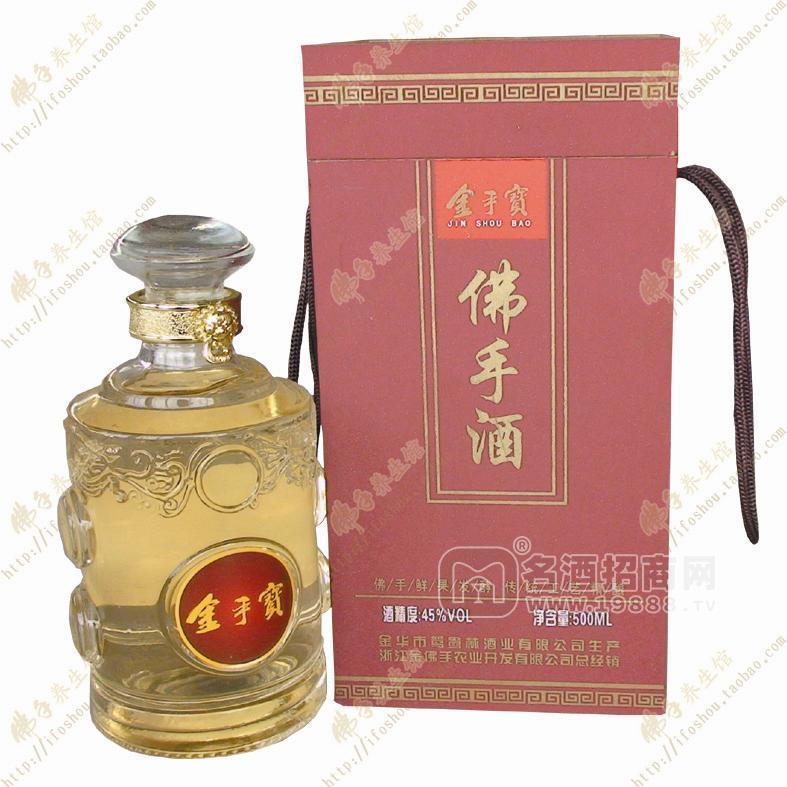 金手寶佛手酒木盒裝500ml45°