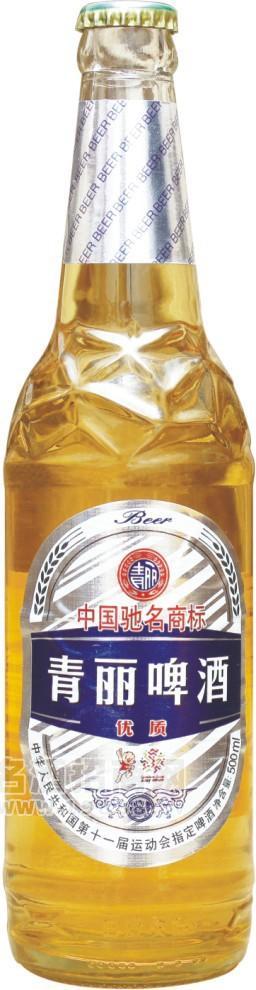 ****商標(biāo) 青島青麗啤酒 青麗金純啤酒