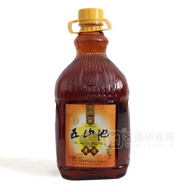 甘肅五山池黃酒 桶裝黃2300ml 低度養(yǎng)生保健