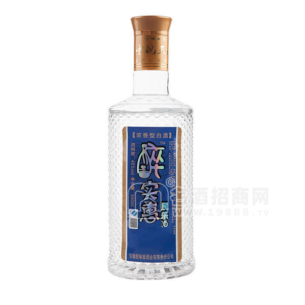 醉實(shí)惠民樂酒 濃香型白酒500ml