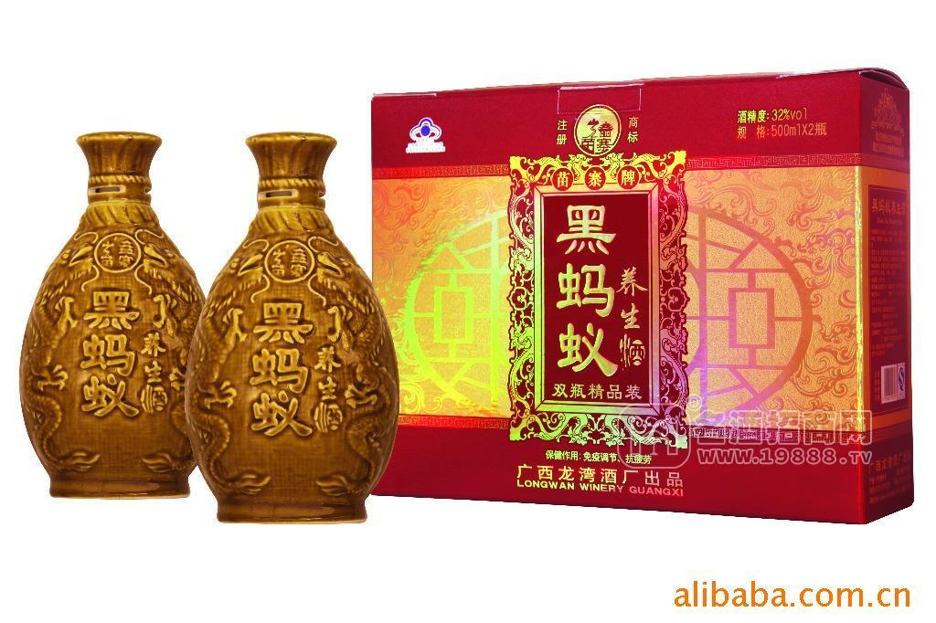 500ML32°黑螞蟻養(yǎng)生酒（陶瓷瓶禮盒）1*2*3