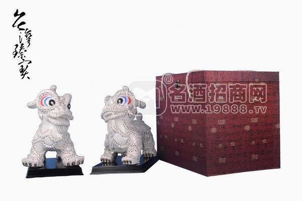 臺灣臻寶能量陶瓷高粱酒--靈獅至尊