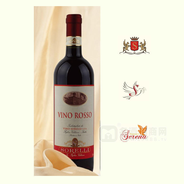 Rosso Sorelli  索來利干紅葡萄酒