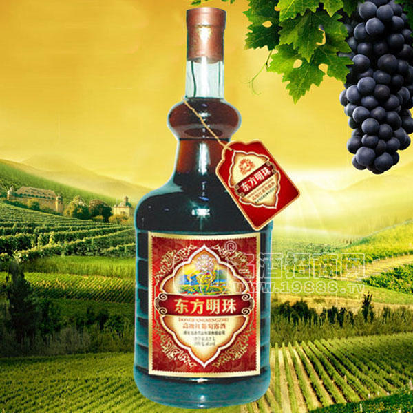 東方明珠高級紅葡萄露酒1.5L