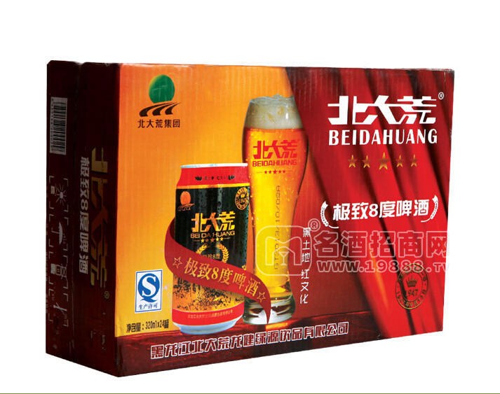 北大荒全麥芽啤酒