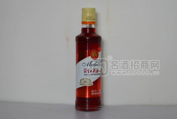 瑪麗紅菊花果酒275ml（圓柱瓶）