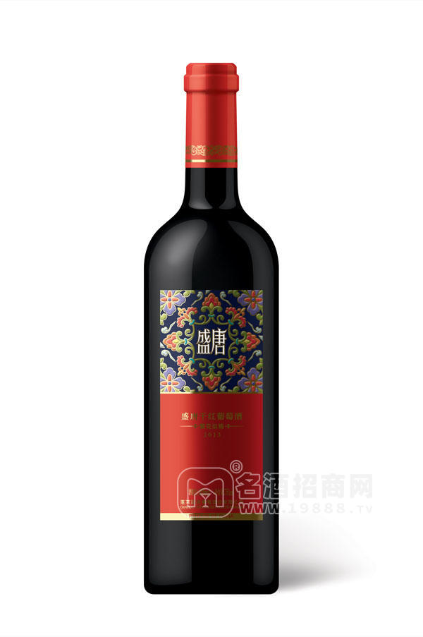 盛唐繁花似錦干紅葡萄酒