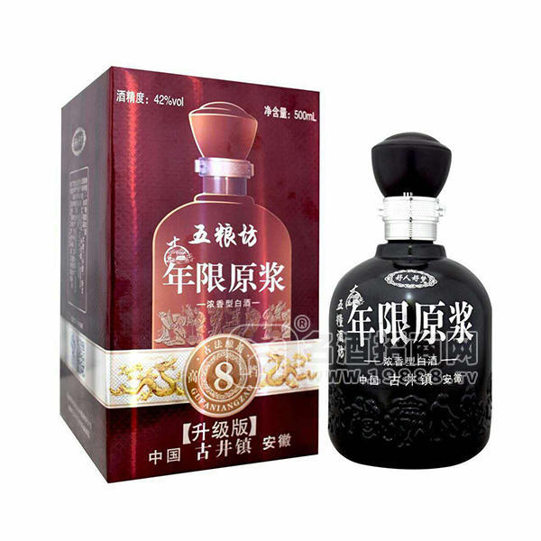 五糧坊 年限原漿 8年原漿酒500ml