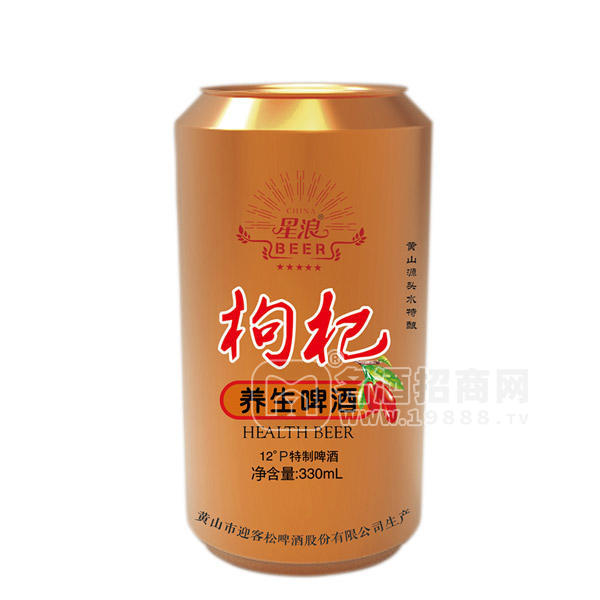 星浪枸杞養(yǎng)生啤酒 330ml