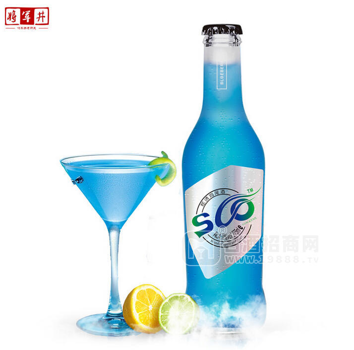 炫誘雞尾酒 預調(diào)酒藍色
